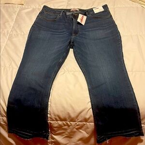 Wrangler Medium Blue Kick Flare Jeans NWT